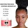 Goiple Edge Control Wax For Women Strong Hold Non-Greasy Edge Control Smoother Edge Gel, Edge Wax Styling Wax Edge Control For Black Hair No Flaking, White Residue, Shine And Smooth 4Oz (Sweet Peach)