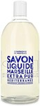 صابون سائل نقي للغاية من كومباني دي بروفانس سافون دي مرسيليا - البحر الأبيض المتوسط ​​- زجاجة مضخة زجاجية سعة 16.9 أونصة سائلة وزجاجة بلاستيكية قابلة لإعادة التعبئة سعة 33.8 أونصة سائلة