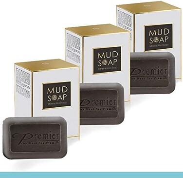 Premier By Dead Sea Premier 3 Pcs, Mineral Mud Soap