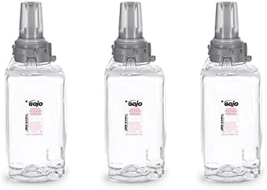 غسول اليدين الرغوي الشفاف واللطيف من جوجو 8811-03، عبوة إعادة تعبئة 1250 مل (عبوة من 3 قطع)