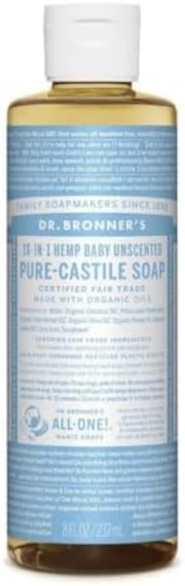 Dr. Bronner's, Baby Soap Liquid Castile, 8 Fl Oz