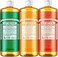 Dr. Bronner's - Pure-Castile Liquid Soap (32 Oz Variety Pack) Almond, Citrus, &amp; Tea Tree - Made With Organic Oils, 18-In-1 Uses: Face, Body, Hair, Laundry, Pets And Dishes, 3 Count