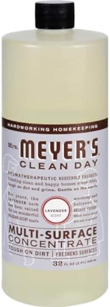 منظف ​​مركز متعدد الأسطح من السيدة ماير كلين داي، يستخدم لتنظيف الأرضيات والبلاط والطاولات واللافندر، 32 أونصة سائلة. أوز