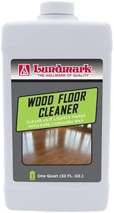 Lundmark Wood Floor Cleaner, For Paste Wax Finish Floors With Carnauba Wax, 32-Ounce, 3207F32-6