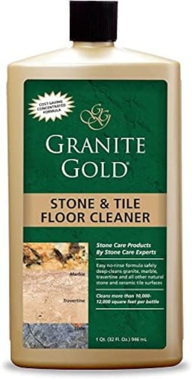 Granite Gold Stone And Tile Floor Cleaner, Plastic, Gold