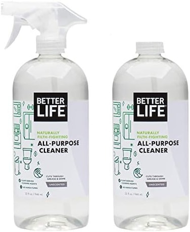 All Purpose Cleaner - Multipurpose Home And Kitchen Cleaning Spray For Glass, Countertops, Appliances, Upholstery &amp; More - Multi-Surface Spray Cleaner - 32Oz (Pack Of 2) Unscented