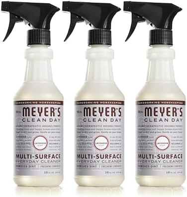 Mrs. Meyer's Meyer S Clean Day Multi-Surface Everyday Cleaner, Lavender, 16 Ounce Bottle (Pack Of 3)