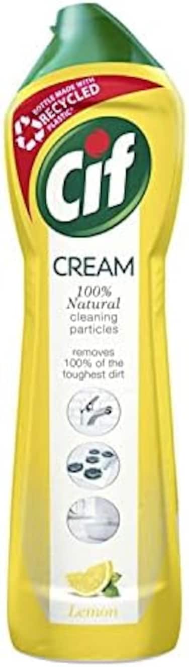 Cif Cleanboost.Cream With Lemon Scent, 500ml, Packaging May Vary