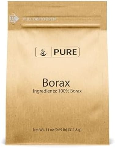 مسحوق بوراكس (11 أونصة)، بوراكس، عامل تنظيف متعدد الأغراض، سلايم مثالي