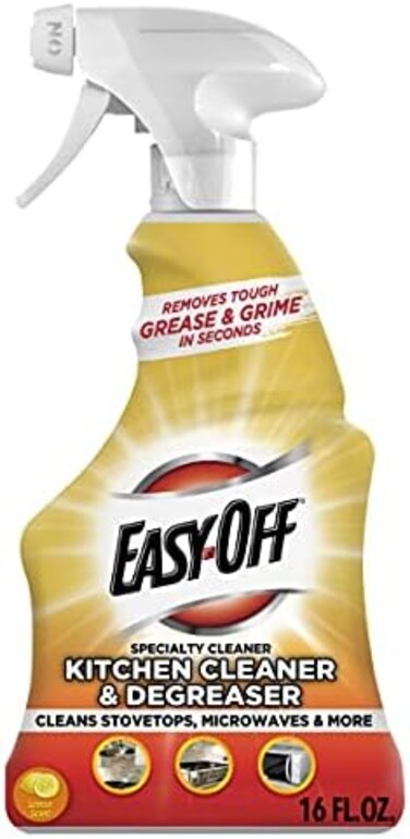 Specialty Kitchen Degreaser Cleaner, Clear, Lemon, 16 Fl Oz