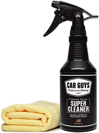 Car Guys Super Cleaner For Leather Vinyl Carpet -18Oz