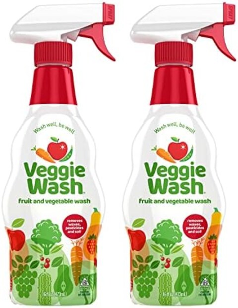 Fruit &amp; Vegetable Wash, 16-Fluid Ounce, Pack Of 2