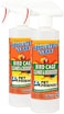 Absolutely Clean Amazing Bird Cage Cleaner And Deodorizer - Just Spray/Wipe - Safely &amp; Easily Removes Bird Messes Quickly And Easily - Made In The Us (16 Fl Oz (Pack Of 2))