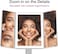 Fancii Trifold Makeup Mirror With Natural LED Lights, Lighted Vanity Mirror With 5X &amp; 7X Magnifications - 58 Dimmable Lights, Touch Screen, Cosmetic Stand (Sora)