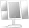 Fancii Trifold Makeup Mirror With Natural LED Lights, Lighted Vanity Mirror With 5X &amp; 7X Magnifications - 58 Dimmable Lights, Touch Screen, Cosmetic Stand (Sora)