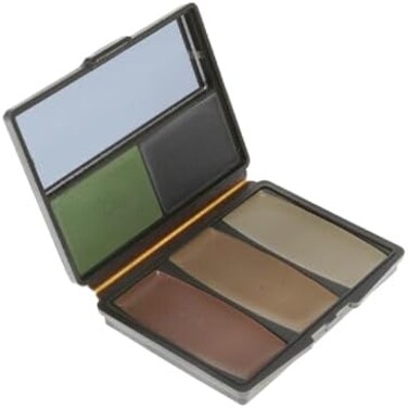 Hunters Specialties Camo-Compac 3/4/5 Color Makeup Kit - Pocket Size Long-Lasting Easy-To-Use Concealment Makeup For Hunting