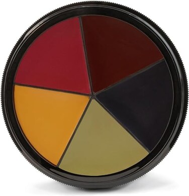 Mehron Makeup 5 Color Bruise Wheel For Special Effects, Movies, Halloween