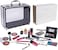 Shany Carry All Trunk Makeup Kit With ReUSAble Aluminum Case Exclusive Holiday Gift Set. Black &amp; White