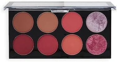 Makeup Revolution Makup Ultra Blush Palette Sugar &amp; Spice, Multicolored Pink