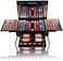 Pure Vie Professional 180 Ultimate Colors Eyeshadow Palette Makeup Contouring Kit With 2 Face Powder, 2 Blusher And 6 Repair Powder - Makeup Gift Set All In One Makeup Kit