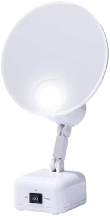 Atuio 15X Supervision Magnifying Mirror Light, Dove White