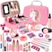 Flybay Kids Makeup Kit For Girls, Washable Makeup Set For Girl, Real Play Makeup Toys, Pretend Makeup Kit Girls Gift Toys With Cute Cosmetic Case For 5 6 7 8 Years Old Girls.