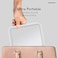 Fancii Rechargeable LED Travel Makeup Mirror With 3 Color Settings - Detachable 10X Magnifying Mirror, Dimmable Touch Light, Adjustable Kickstand, Lighted Portable Vanity Mirror (Aura Go 2)
