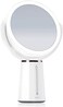 Fancii LED Makeup Mirror With Double-Sided 1X/ 10X Magnification, Rechargeable And Adjustable Brightness, Large Tabletop Magnifying Vanity Mirror (Nova)