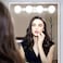 Portable LED Makeup Lights,Cordless Rechargeable Professional LED Vanity Mirror Light With 4 LED Bulbs,Simulated Daylight For Bathroom Makeup Dressing Table Lights,Led Mirror Lights,Dresser Lights
