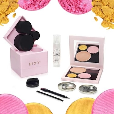 Fixy Makeup Repair Kit - Repressing Tool For Eyeshadows, Blush &amp; Highlighter Or Depot, Organize Makeup Pans In Makeup Palette With Mirror, Makeup Artist Must Haves