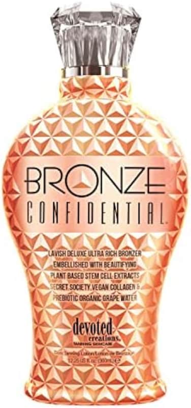 Devoted Creations Bronze Confidential - Lavish Deluxe Ultra Rich Bronzer Dark Tanning Lotion 12.25 Oz.