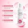 Eyelash Extension Cleanser 60ml +2 Brushes+ Rinse Bottle Eyelid Foaming Cleanser,Eyelash Wash And Lash Bath For Extensions,Paraben &amp; Sulphate Free,Makeup Remover,Salon And Home Use