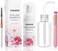 Eyelash Extension Cleanser 60ml +2 Brushes+ Rinse Bottle Eyelid Foaming Cleanser,Eyelash Wash And Lash Bath For Extensions,Paraben &amp; Sulphate Free,Makeup Remover,Salon And Home Use