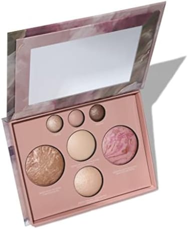 Laura Geller New York The Best Of The Best Baked Palette - Full Size - Includes Bronzer, Blush, 2 Highlighters And 3 Eyeshadows - Travel-Friendly