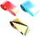 Wokoto 15 Rolls Glass Foil Nail Art Foil Stickers Tips Laser Solid Color Nail Wraps Decals Manicure Decoration (0.98Inchs*39.4Inchs)