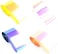Wokoto 15 Rolls Glass Foil Nail Art Foil Stickers Tips Laser Solid Color Nail Wraps Decals Manicure Decoration (0.98Inchs*39.4Inchs)