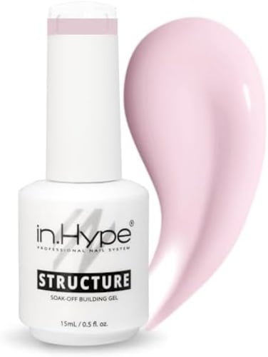 Structure/Liquid Builder Gel/Hard Gel In A Bottle (Biab) For Nail Enhancing (Baby Pink)