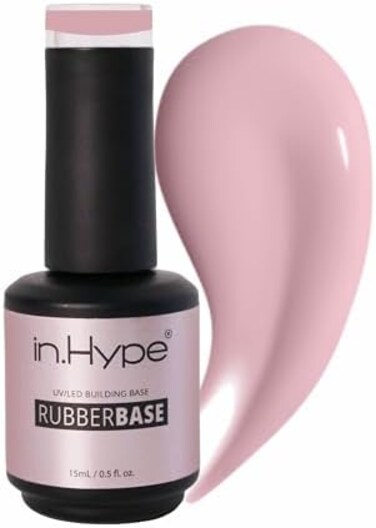 Elastic Rubber Base Coat. Uv/Led Curable. Correcting Coating With Enhanced Adhesion. Soak Off&eacute; (Almond)