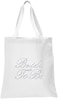White Crystal Open Toe Spa Slippers And Tote Bags Wedding Bride Gift Hen Party