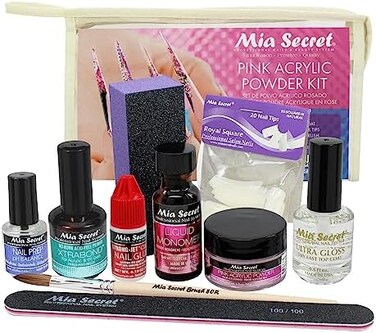 Mia Secret Full Nail Kit Acrylic Powder (Pink)