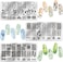 15Pcs Nail Plate Set 13 Pcs Nail Plates + 2 Stamper Scraper Sets Nail Art Stamping Plates Nail Stamp Plate Nail Art Tools