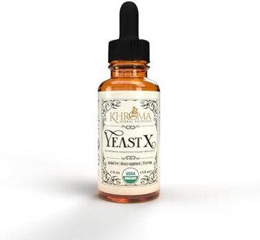 Yeast X - Organic Anti-Yeast Supplement - 30 Servings In A 2 Oz Glass Bottle