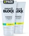 Sweatblock Antiperspirant Lotion For Sweaty Hands &amp; Feet, Anti Sweat Lotion Hyperhidrosis Treatment For Hand And Foot Sweat Prevention 2-Pack