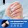 Beetles Gel Nail Kit With 500Pcs Long Coffin Pre-Shaped Clear Full Cover Soft False Nails With Nail Glue, Nail Tips Soak Off Easy Nail Extension Set For Diy Nails Art Home Gelly Tips Christmas Gift