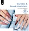Beetles Gel Nail Kit With 500Pcs Long Coffin Pre-Shaped Clear Full Cover Soft False Nails With Nail Glue, Nail Tips Soak Off Easy Nail Extension Set For Diy Nails Art Home Gelly Tips Christmas Gift
