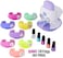 Cool Maker، صالون Go Glam Nail Stamper الفاخر مع مجفف للمانيكير والباديكير مع 3 أنماط إضافية و2 طلاء أظافر إضافي