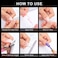 Krofaue 1000Pcs Half Cover False Nails Tips, 10 Sizes Lady French Style Acrylic Artificial Tip Manicure With Box For Nail Tips Art Salons And Home Diy (Natural+Clear)