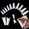 Natural Coffin Acrylic Nails-500Pcs Half Cover Nails Coffin Shaped Ballerina Nails Tips Acrylic False Fake Nail Artificial, 10 Size With Box