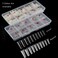 Natural Coffin Acrylic Nails-500Pcs Half Cover Nails Coffin Shaped Ballerina Nails Tips Acrylic False Fake Nail Artificial, 10 Size With Box