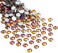 Glue Fix Crystal Flatback Rhinestone Glass Diamonds Round Gemstones